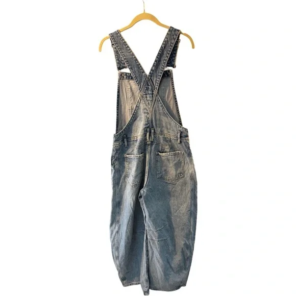 Free People Good Luck Denim Overalls - Going Steady - Picture 12 of 16